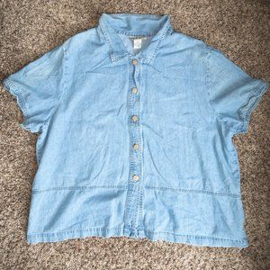 Ty Original Wear Denim Design Button Up